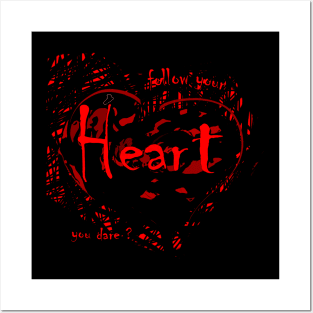 HEART PASSION B Posters and Art